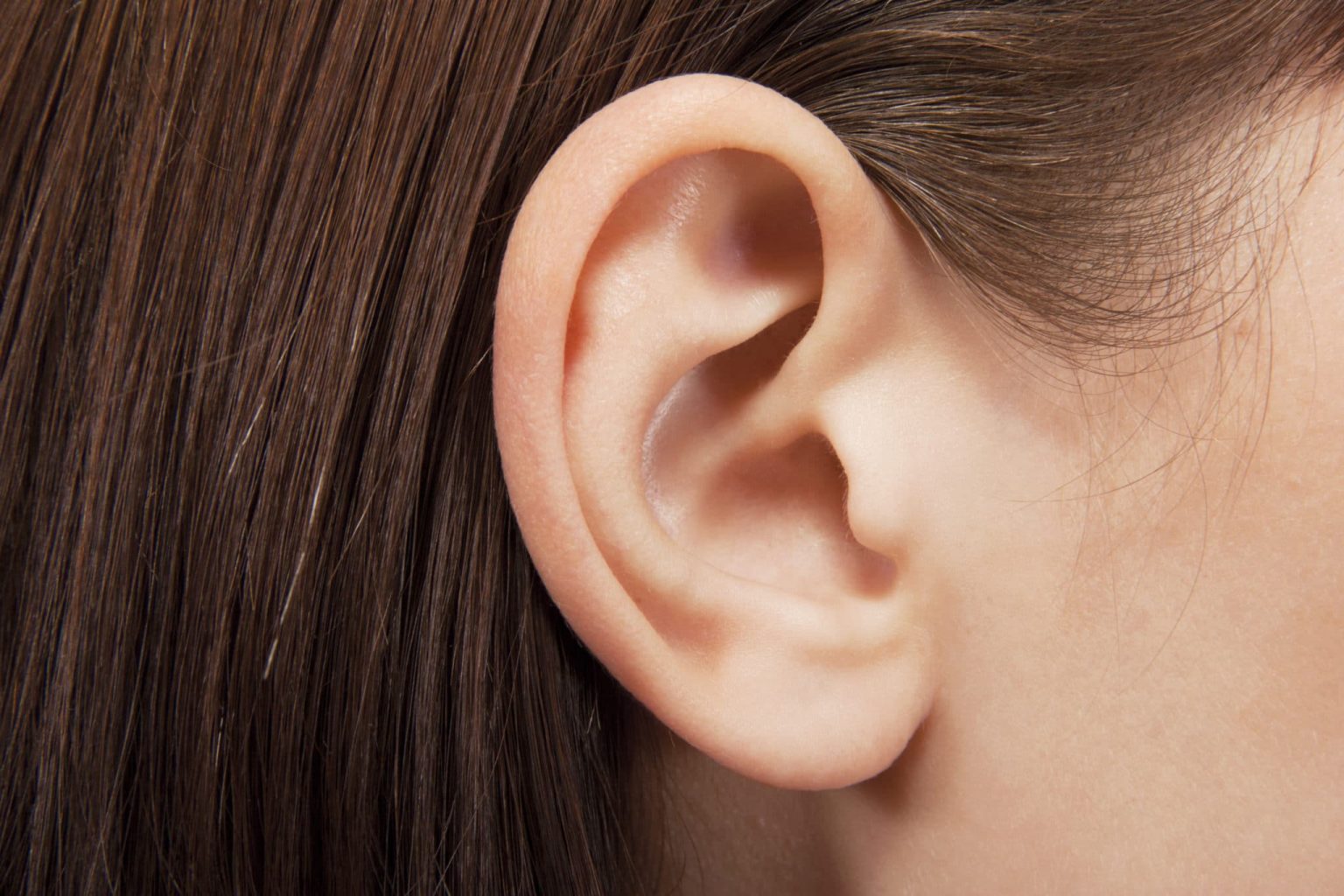 Ear of a reconstructive otoplasty patient